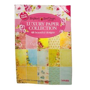 Raspberry Road Designs Luxury Paper Collection 48 Designs for Cardmaking UK 8x12